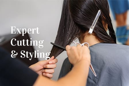 Expert cutting and styling